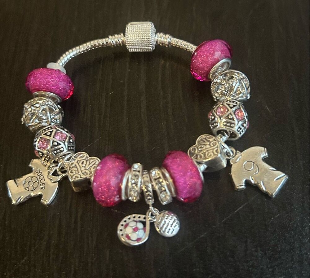 Soccer Charm Bracelet